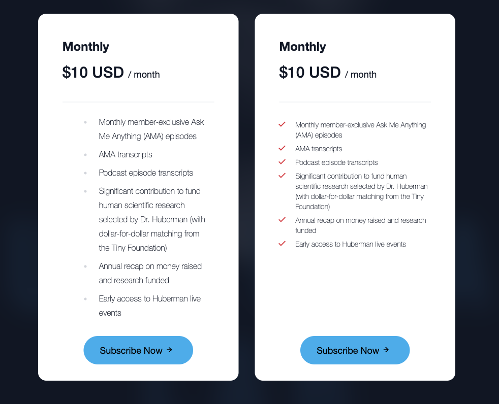Headline image for Improved Plan Styling